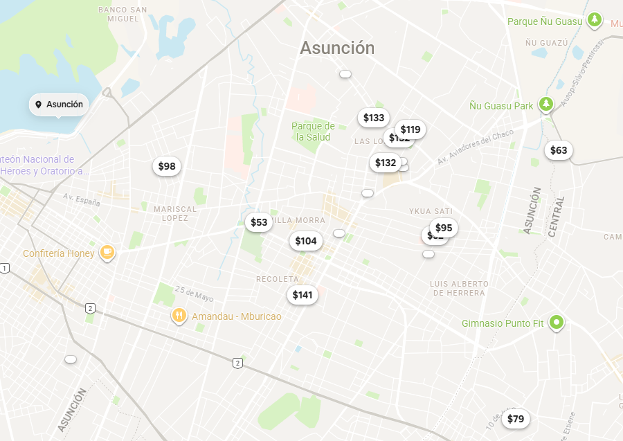 Los sectores clave en la capital paraguaya
